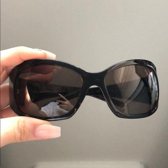 Dolce & Gabbana AUTHENTIC Crystal Logo Sunglasses - Picture 2 of 3